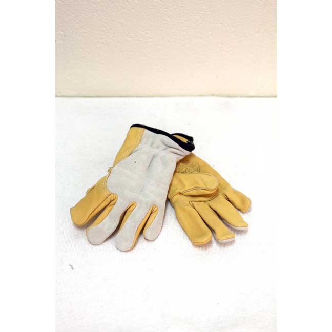 Gants de travail courts 5 doigts en cuir