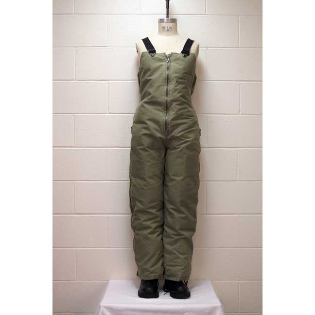 Pantalon d’hiver vert kaki en duvet